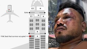 கீழே குதிக்கும்போது இறக்கை ஜஸ்ட் மிஸ்! உயிர் தப்பியவர் அமர்ந்த இருக்கையில் மட்டும் அமரவே கூடாது!!