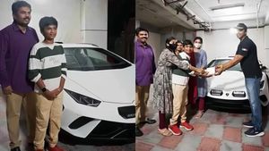 மாருதி கார் வாங்கினாலே கத்தி ஆர்ப்பாட்டம் போடுபவர்களுக்கு மத்தியில் இப்படியும் ஒரு குடும்பம்!!