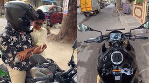 10 லட்ச ரூபாய் பைக் எல்லாம் சாதாரணம் ஆகிடுச்சு! லைசன்ஸ் பெறும் வயது கூட எட்டாத மகனுக்கு சர்பிரைஸ் கிஃப்ட்!!