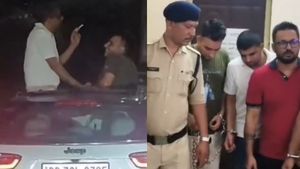 போலீஸ் ஸ்டேஷன் பாத்ரூமில் வழுக்கி விழுந்த இளைஞர்கள்! காஸ்ட்லீயான காரில் கொஞ்ச நஞ்ச ஆட்டமா போட்டாங்க!