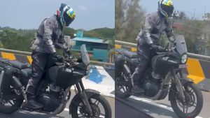 ஹிமாலயனை போன்று இன்னொரு புது பைக்கை களமிறக்கும் ராயல் என்ஃபீல்டு! சென்னை சாலைகளில் ஓட்டி பார்ப்பு!