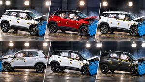 ரூ.10 லட்சத்திற்குள் 5 ஸ்டார் பாதுகாப்பு மதிப்பீடு பெற்ற சிறந்த SUV கார்கள்!
