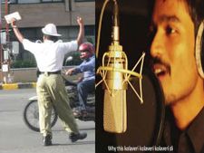 కొలవెరిడీ పేరడీ వెర్షన్‌తో ట్రాఫిక్ పోలీసుల రోడ్ సేఫ్టీ క్యాంపైన్
