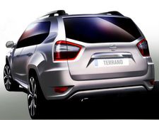 నిస్సాన్ టెర్రానో రియర్ ప్రొఫైల్ స్కెచ్ విడుదల