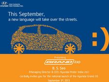 సెప్టెంబర్ 3న హ్యుందాయ్ గ్రాండ్ ఐ10 విడుదల