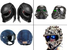 25 విచిత్రమైన మోటార్‌సైకిల్ హెల్మెట్ డిజైన్స్