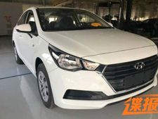 2017 హ్యుందాయ్  వెర్నాను పరీక్షించిన చైనా....!!