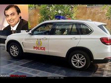 ముఖేష్ అంబానీ సేవలో ఉన్న భారత పోలీసులకు బిఎమ్‌డబ్ల్యూ ఎక్స్5