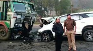 రోడ్డు ప్రమాదంలో బిజెపి ఎమ్మెల్యేతో సహా మరో ముగ్గురు దుర్మరణం