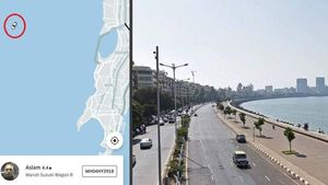 కస్టమర్ కోసం అరేబియా సముద్రంలో ఎదురుచూస్తున్న క్యాబ్: వైరల్