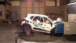 రెనో క్విడ్ క్రాష్ టెస్టులో మళ్లీ అసంతృప్తే!! 