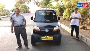 భారతదేశం యొక్క మొట్టమొదటి 4 చక్రాల ఆటోరిక్షా... వీడియో ...! 