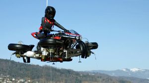 ఇప్పుడే చూడండి....గాలిలో ఎగిరే మోటార్ సైకిల్ వచ్చేసింది!