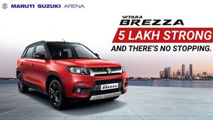 మారుతి సంచలన రికార్డు.. ఏకంగా 5 లక్షల బ్రిజా కార్లు రోడ్డ మీదకు!!