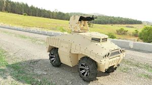 ఇది భారతదేశం యొక్క మొట్టమొదటి మానవరహిత సాయుధ వాహనం