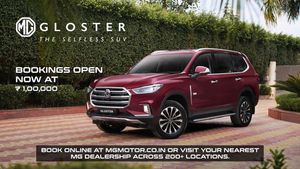 భారత్‌లో గ్లోస్టర్ ఎస్‌యూవీ బుకింగ్స్ ప్రారంభించిన ఎంజి మోటార్స్