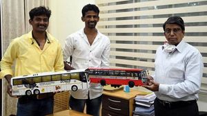 ఆర్టిస్ట్ చేసిన బస్ నమూనాకు KSRTC ఫిదా, తర్వాత ఏం జరిగిందో తెలుసా?