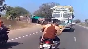 3 కి.మీ ట్రక్కుని రివర్స్ గేర్‌లో నడిపిన డ్రైవర్.. ఎందుకనుకుంటున్నారా, అయితే ఇది చూడండి