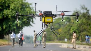 డ్రోన్ సర్వీస్ ద్వారా కరోనా వ్యాక్సిన్ మరింత వేగవంతం; ఐసిఎంఆర్