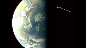 భూమి, చంద్రుడు.. ఓ సెల్ఫీ... సూర్యుడి వైపుగా ప్రయాణంలో క్లిక్‌మనిపించిన ఆదిత్య L1