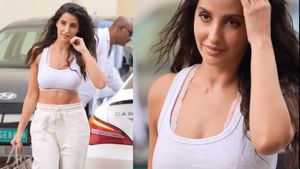 ఒక్క చూపే కళ్ళు తిప్పుకోనివ్వదు! బెంజ్ కారుకే లుక్ మార్చేసిన అందాల తార.. వీడియోలో చూడండి! 