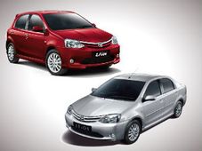 इटिओस और लीवा के चलते टोयोटा ने पकड़ी रफ्तार