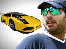 युवराज ने लेम्‍बोर्गिनी से भरा फर्राटा