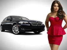 हंसिका की नई सवारी बीएमडब्‍लू 5 सीरीज
