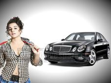 हॉट विधा की सेक्‍सी सवारी मर्सडीज ई350