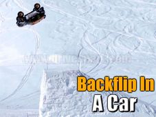  दुनिया में पहली बार, हवा में घुमाई उल्‍टी कार 