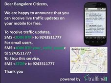 अब अपने मोबाइल पर पायें लाईव ट्रैफिक अपडेट