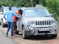 PICS : जीप रेनेगेड टेस्टिंग के दौरान कैमरे में हुई कैद, देखिए तस्वीरों में इस शानदार कार को