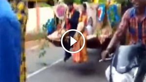 JCB bulldozer में निकली इस नवविवाहित जोड़े की बारात, सब रह गए हैरान - देखें विडियो