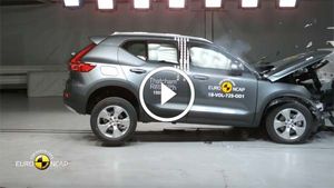 वोल्वो XC40 के क्रैश टेस्ट का रिजल्ट हुआ रीलिज - जानें कितनी सुरक्षित है SUV