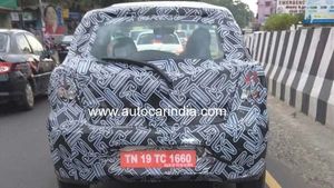 2018 डैटसन गो फेसलिफ्ट भारत में टेस्टिंग के दौरान हुई स्पॉट