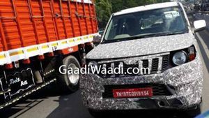 महिंद्रा की नई टीयूवी300 प्लस टेस्टिंग के दौरान आई नजर, जल्द होगी लॉन्च