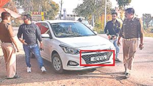 नंबर प्लेट पर लिखा था 'राम', ट्रैफिक पुलिस ने काटा चालान