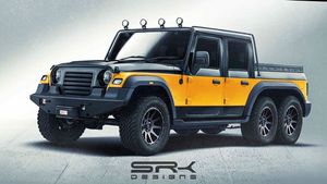 Mahindra Thar Redesigned: महिंद्रा थार को मिला 6 पहियों वाले पिक-अप ट्रक का डिजाइन, देखें