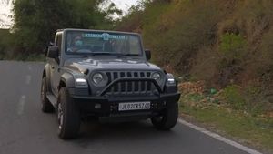 ये है इंडिया की पहली Mahindra Thar जिस पर किया है Nardo Grey कलर रैप, लग रही है स्पोर्टी