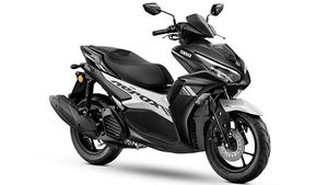 Yamaha Aerox 155 मैक्सी स्कूटर अब नए मैटेलिक ब्लैक रंग में हुई उपलब्ध
