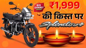 Hero Splendor मात्र 1,999 रुपये की किस्त पर लाएं घर; Diwali Offer के बाद गिर गई कीमत
