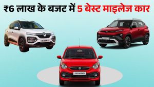 34 KM माइलेज और 6 एयरबैग; ₹6 लाख से कम में आती हैं ये 5 कारें, ₹40000 सैलरी वाले भी आराम से खरीद लेंगे