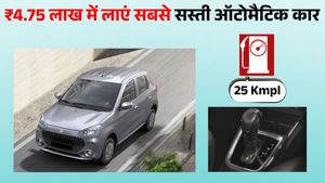 25 Kmpl माइलेज, 6 एयरबैग और एडवांस फीचर्स; ये हैं देश की सबसे सस्ती ऑटोमैटिक कार, कीमत ₹5 लाख से कम