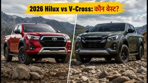 2026 Toyota Hilux vs Isuzu V-Cross: पावर और फीचर्स में कौन है असली किंग?