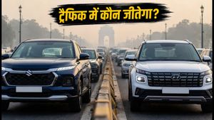 दिल्ली के ट्रैफिक में कौन सी कार बेस्ट? ग्रैंड विटारा हाइब्रिड बनाम हुंडई क्रेटा CVT का पूरा सच