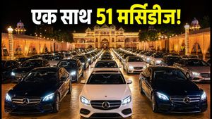 हैदराबाद में दशहरा पर मर्सिडीज का जलवा: एक साथ 51 लग्जरी कारों की डिलीवरी ने मचाया तहलका