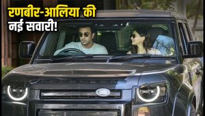 मुंबई की सड़कों पर रणबीर-आलिया की नई सवारी: क्या ये है उनकी पावरफुल Land Rover Defender Octa?