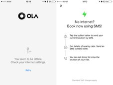 No Need For Data Connection When You Have To Book An Ola Cab 