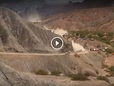 Dakar 2017: Carlos Sainz Tumbles Down; Nearly Takes Out Two Spectators