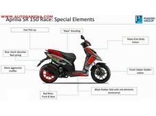 Aprilia SR 150 Race Edition Details; Launch Imminent